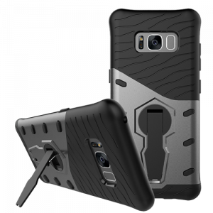 Skal Samsung Galaxy S8 med roterande stativ