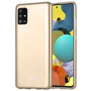 Skal Samsung Galaxy A51 Silikonskal Guld