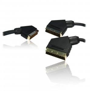 Scart splitter kabel 1 x Scart - 2 x Scart ha-ha