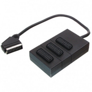 Scart splitter 1 enhet till 3 enheter
