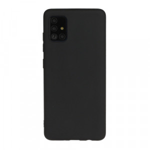 Skal Samsung Galaxy A71 Silikonskal Svart