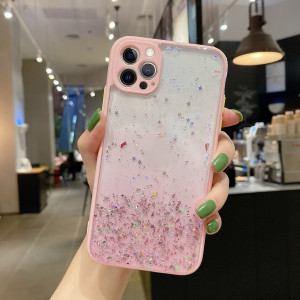 Skal iPhone 11 - Glitter Rosa