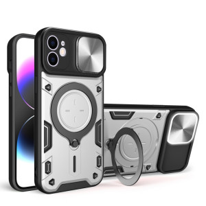 Skal iPhone 11 - Kameraskydd Full Hållare Silver