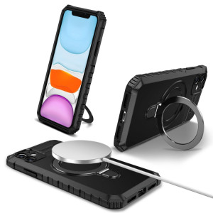 Skal iPhone 11 - MagSafe Magnetisk Hållare Svart
