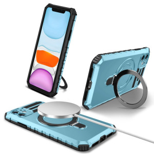Skal iPhone 11 - MagSafe Magnetisk Hållare Turkos