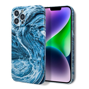 Skal iPhone 11 - Marmormönster blå vit