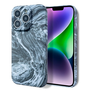 Skal iPhone 11 - Marmormönster svart vit