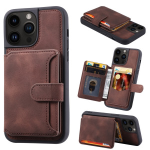 Skal iPhone 11 - Plånbok Kortplatser Brun