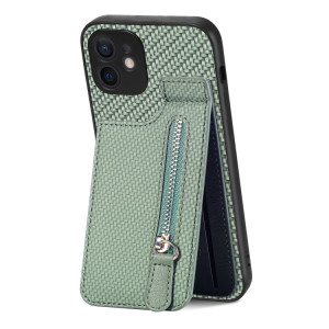 Skal iPhone 11 - Plånbok Zip Stöd Grön