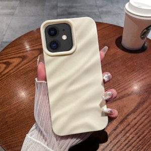 Skal iPhone 11 - Vågig Krämig Beige