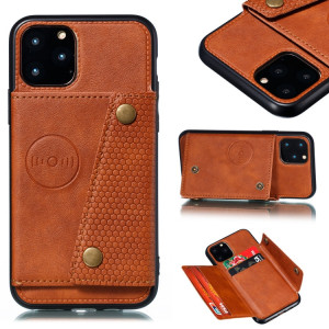 Skal iPhone 12 / 12 PRO - Kortplats Magnetisk Brun