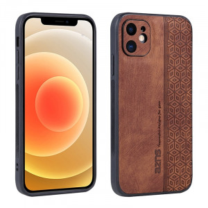 Skal iPhone 12 - AZNS Skinnkänsla Brun