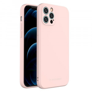 Skal iPhone 12 PRO MAX - Silikonskal Rosa
