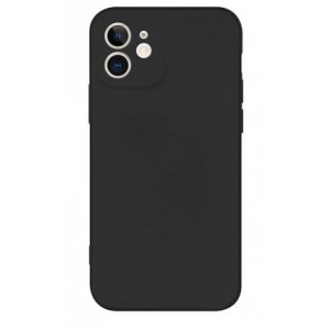 Skal iPhone 12 PRO MAX - Silikonskal Svart