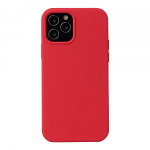 Skal iPhone 12 PRO MAX - Silikonskydd röd