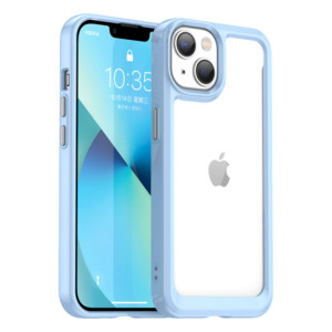 Skal iPhone 16e / 14 / 13 - OS Transparent Blå