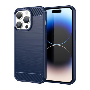 Skal iPhone 14 PRO - Carbon Skal Blå