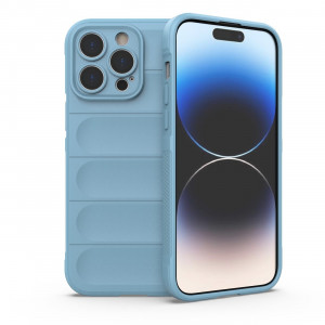 Skal iPhone 14 PRO MAX - MS Skyddsskal Ljusblå
