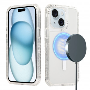 Skal iPhone 15 - Transparent Magsafe Magnetisk 3i1
