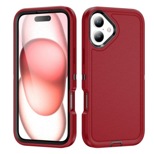 Skal iPhone 16 Plus - Life Stötsäker Ruggat Röd