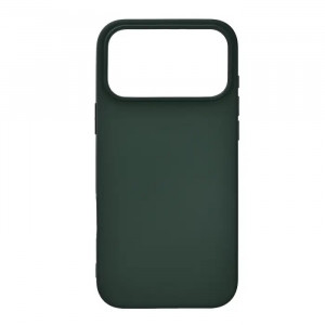 Skal iPhone 17 Pro / iPhone 18 Pro - Silikon Mörkgrön