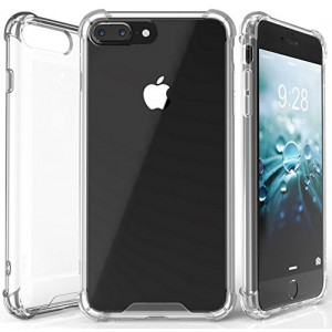 Skal iPhone 7+/8+ - Silikonskal genomskinlig