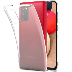 Skal Samsung Galaxy A02S - Transparent silikonskal