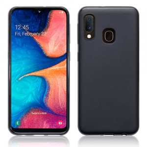 Skal Samsung Galaxy A20E / A10E - Svart slim