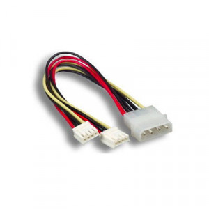 Adapter Ström 4-pin Molex - 4-pin 2 x 3.5"