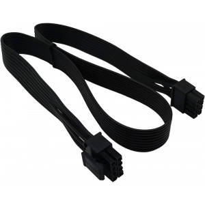 Strömkabel 8 pin - 8 pin (4+4) ha-ha Modulär PSU