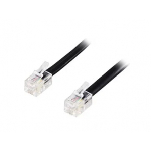Telekabel Modularkablage 4P4C(RJ9/RJ10/RJ22) 3m