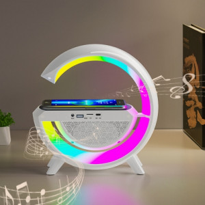 Trådlös Laddare och LED Bluetooth Högtalare Multifunktion