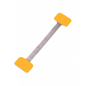 Twinstick vipparm aluminium 75mm med foamtejp