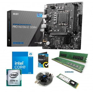 Uppgraderingspaket - Intel i5-14400F | 16GB | H610 | 256GB M.2