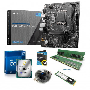 Uppgraderingspaket - Intel i7-12700KF | 16GB | H610 | 256GB M.2