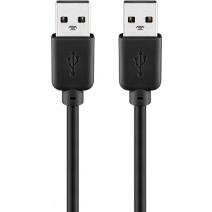 USB-A - USB-A kabel USB 2.0 hane-hane 2m