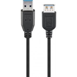 USB-A - USB-A kabel USB 3.0 hane-hona Förlängning 5m