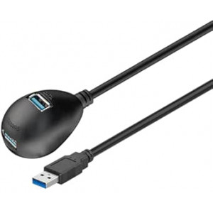 USB förlängning (1.5m) med bordsdockning USB 3.0