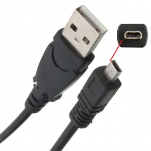 Mini USB kabel 8-pin UC-E6 för Digitalkamera Nikon