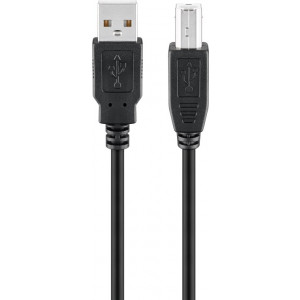 USB skrivarkabel A-B (1m)