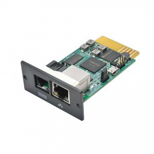 The SNMP Manager NG is a powerful network management card designed to enable secure and comprehensive remote monitoring and control of UPS systems and other connected devices. With broad protocol support and seamless integration into IT infrastructures, i