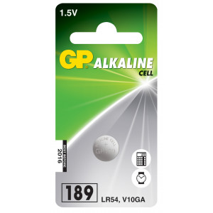GP Batteries Alkaline Cell Size LR54, 1.5V /102004