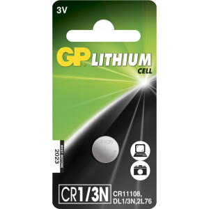 GP Batteries Lithium Cell CR1/3N, 3V /103118