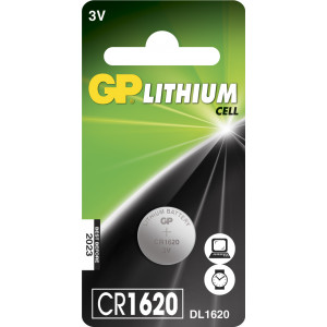 GP Batteries Lithium Cell CR1620, 3V /103122