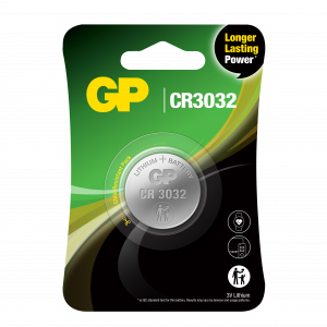 GP Lithium Cell Battery CR3032, 3V