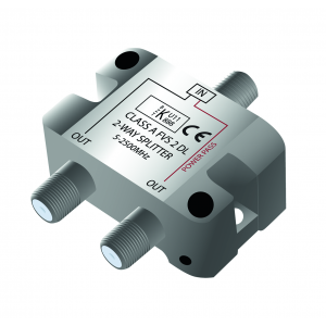 Antenna TV-splitter F-connector Class A 1-in/2-out 103562