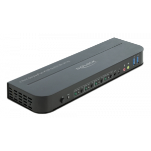 DisplayPort 1. 4 KVM Switch 8K 30 Hz med USB 3. 0 och Audio, svart 11484