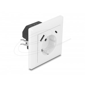 The socket is compatible to switch series with 55 x 55 mm frame window sizes. This includes the switch series of well-known manufacturers such as Gira, JUNG, Busch-Jaeger or Merten.USB Charger:Input: AC 250 V / 50 Hz / 0.2 A;USB output: max. 5.0 V / 3.4 A