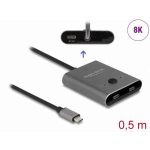 USB 10 Gbps USB Type-C™ Switch 2 to 1 bidirectional 8K 11500
