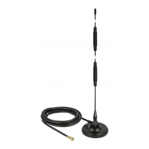 LTE Antenna SMA plug 7 dBi dubbelriktad utomhusfäste med magnetisk bas 12428